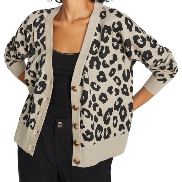 SANCTUARY
Lets Hang Animal-Print Cardigan - Picture 1 of 6